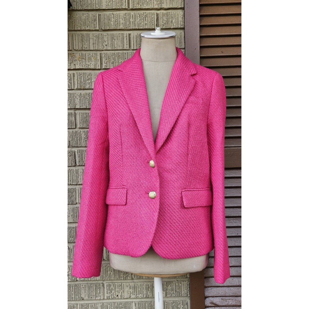 Classic Women's Pink Tailored Blazer Jacket